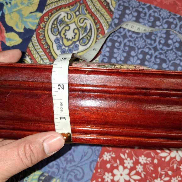 Floral Tapestry in Wooden Jewelry Box - Picture 7 of 7